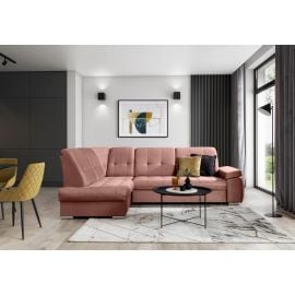 Eltap Sado Cloud Corner Pull-Out Sofa 192x272x95cm, Pink (CO-SAD-LT-24NU) | Sofas | prof.lv Viss Online