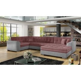 Eltap Damario Monolith/Monolith Corner Pull-Out Sofa 189x338x78cm, Pink (Dam_30) | Living room furniture | prof.lv Viss Online