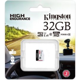 Kingston SDCE Micro SD Memory Card 95MB/s, White/Black | Kingston | prof.lv Viss Online
