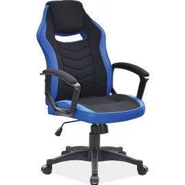 Кресло для офиса Signal Camaro Черно-синее | Игровые стулья | prof.lv Viss Online