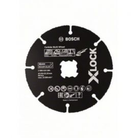 Koka Griešanas Disks Bosch X-LOCK Carbide MultiWheel 125mm (2608619369) | Cutting discs | prof.lv Viss Online