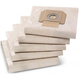 Karcher Vacuum Cleaner Bags (NT 48, NT 65, NT 70, NT 72, NT 75, NT 80, WET VAC), 5pcs (6.904-285.0) | Washing and cleaning equipment | prof.lv Viss Online