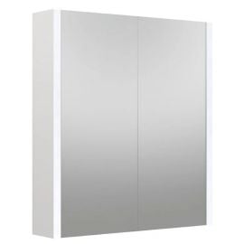 Raguvos Furniture Urban 60cm Mirror Cabinet, Matte White (2000312)