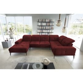 Eltap Neviro Loco Corner Sofa 201x350x77cm, Red (CO-NEV-RT-25LO) | Sofas | prof.lv Viss Online