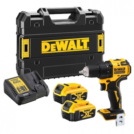 Dewalt XR Cordless Drill/Driver 2x5Ah, 18V (DCD708P2T-QW) | Drilling machines | prof.lv Viss Online