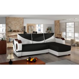 Eltap Puerto Sawana/Soft Corner Pull-Out Sofa 57x235x90cm, Black (A_p_01) | Sofa beds | prof.lv Viss Online