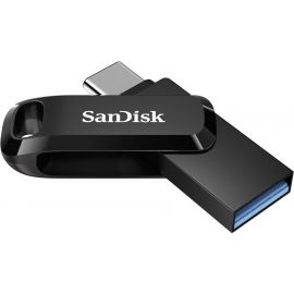 SanDisk Dual Drive Go Флеш-накопитель USB Type-C/USB 3.1, 32 ГБ, Черный (SDDDC3-032G-G46) | Носители данных | prof.lv Viss Online
