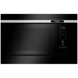 Hansa AMG20BFH Built-in Microwave Oven with Grill Black | Built-in microwave ovens | prof.lv Viss Online