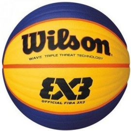 Официальный игровой мяч Wilson FIBA 3X3 для баскетбола, 6 размер, желто-синий (WTB0533XB) | Wilson | prof.lv Viss Online