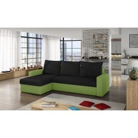 Eltap Livio Alova/Alova Corner Pull-Out Sofa 57x237x90cm, Black (LIV13) | Corner couches | prof.lv Viss Online