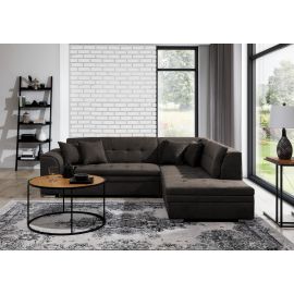 Eltap Pieretta Poco Corner Pull-Out Sofa 205x260x80cm, Grey (Prt_124) | Corner couches | prof.lv Viss Online