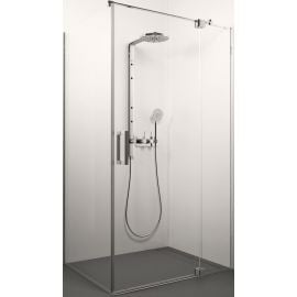 Glass Service Greta 120x90cm H=200cm Rectangular Shower Enclosure Transparent Chrome (120x90GRE) | Shower cabines | prof.lv Viss Online