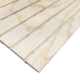 DECO Plywood, pine, grooved 2440x1220x12mm | Plywood | prof.lv Viss Online