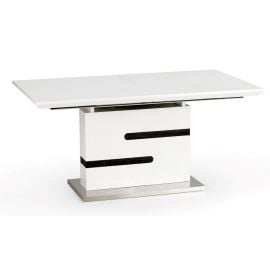 Halmar Monaco Extendable Table 160x90cm, White/Grey | Halmar | prof.lv Viss Online