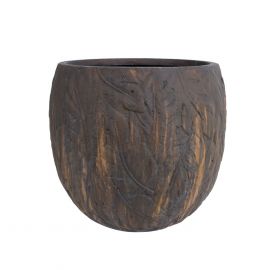 Home4You Flower Pot Lava D37xH33cm, Brown (71917) | Flower pots | prof.lv Viss Online