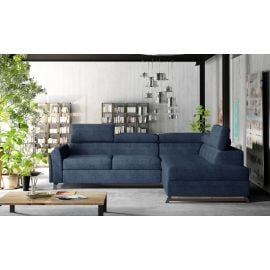 Stūra Dīvāns Izvelkams Eltap Kairos Omega 197x265x95cm Labais Stūris Zils (Kr_24) | Izvelkamie dīvāni | prof.lv Viss Online