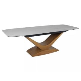 Virtuves galds Signal Dolce Ceramic, 95x180-240x76cm, Balts (DOLCEBD180) | Virtuves galdi / ēdamgaldi | prof.lv Viss Online