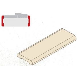 Комплект для установки дверей цвета магнолии из ламинированной древесины (3 детали), 2150x70x10 мм | Двери | prof.lv Viss Online