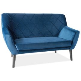 Signal Kier 2 Velvet Non-removable Sofa 136x90x75cm, Blue (KIER2V86W) | Living room furniture | prof.lv Viss Online