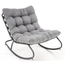 Šūpuļkrēsls Halmar Gatto, 115x80x70cm, Pelēks/Melns (V-CH-GATTO-FOT) | Halmar | prof.lv Viss Online