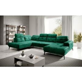 Угловой диван Eltap Bretan Nube 205x350x107 см, зеленый (CO-BRE-LT-35NU) | Угловые диваны | prof.lv Viss Online