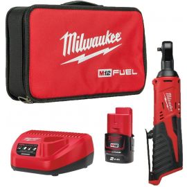 Milwaukee M12 IR-201B Cordless Angle Impact Wrench 12V 2.0Ah (4933441725) | Angled wrenches | prof.lv Viss Online
