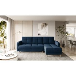 Eltap Roxi Lux Corner Pull-Out Sofa 165x240x90cm, Blue (CO-ROX-U-40LU) | Sofas | prof.lv Viss Online