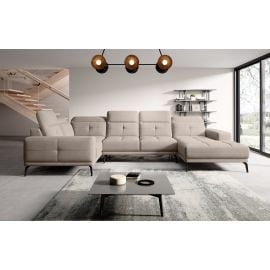 Eltap Neviro Sola Corner Sofa 201x350x77cm, Beige (CO-NEV-LT-18SO) | Corner couches | prof.lv Viss Online