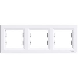 Schneider Electric Asfora 3-Gang Metal Frame | Mounted switches and contacts | prof.lv Viss Online