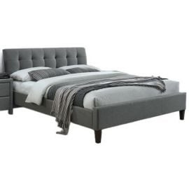 Halmar Samara 2 Double Bed 160x200cm, Without Mattress, Grey | Halmar | prof.lv Viss Online