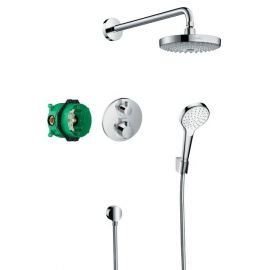 Hansgrohe Croma Select S/Ecostat S, Душевой комплект, Хром (27295000) | Смесители воды (смесители) | prof.lv Viss Online