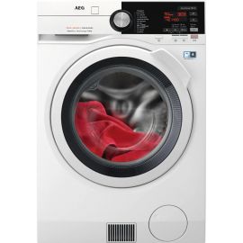 AEG Washing Machine With Front Load With Dryer L9WBE49W White | Washing machines | prof.lv Viss Online