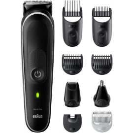 Braun MGK5410 Мультигруминатор для волос, бороды и тела, черный | Триммеры для волос, бороды | prof.lv Viss Online