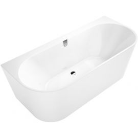 Villeroy & Boch Oberon 2.0 180x80cm Asymmetrical Corner Bath Quaryl White (UBQ180OBR9CD00V-01) | Corner baths | prof.lv Viss Online
