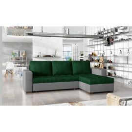 Stūra Dīvāns Izvelkams Eltap Newark Kronos/Soft 57x237x90cm, Zaļš (Na25) | Stūra dīvāni | prof.lv Viss Online