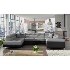 Eltap Letto Sawana/Soft Corner Pull-Out Sofa 58x340x90cm, Grey (Le_17) | Sofas | prof.lv Viss Online