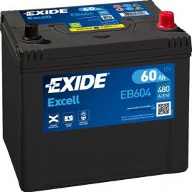 Auto Akumulators Exide Excell EB604 60Ah, 480A | Auto akumulatori | prof.lv Viss Online