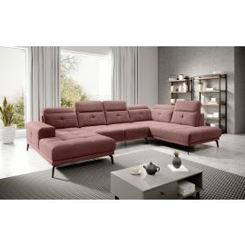 Eltap Bretan Lux Corner Sofa 205x350x107cm, Pink (CO-BRE-RT-24LU) | Corner couches | prof.lv Viss Online