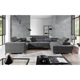 Eltap Thiago Paros Corner Pull-Out Sofa 43x208x88cm, Grey (Th_71) | Corner couches | prof.lv Viss Online