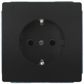 Siemens Delta Style Flush-mounted Socket Outlet 1-gang with Earth, Black (5UB1855-0AC01) | Siemens | prof.lv Viss Online