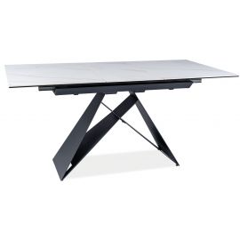 Signal Westin SC Extendable Table 120x80cm, White/Black | Signal | prof.lv Viss Online