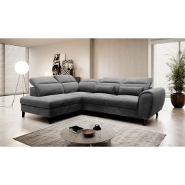 Eltap Noble Loco Corner Pull-Out Sofa 201x255x100cm, Grey (CO-NOB-LT-06LO) | Living room furniture | prof.lv Viss Online