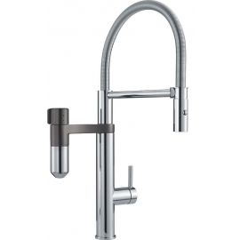Franke Vital Semi Pro Kitchen Sink Water Mixer with Pull-Out Head and Filter Grey/Chrome (120.0621.230)