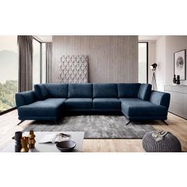 Eltap Larco Cloud Corner Pull-Out Sofa 191x362x90cm, Blue (CO-LA-40NU) | Living room furniture | prof.lv Viss Online