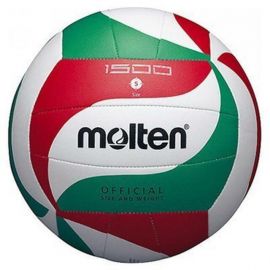 Molten V5M1500 Volleyball Ball 5 Green/Red/White (Mol000011) | Bags | prof.lv Viss Online