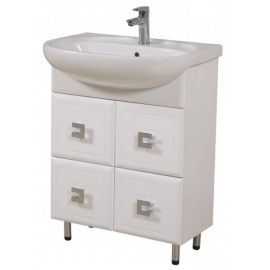 Aqua Rodos Mobis 65 ванна с умывальником и шкафом Белый (195752) | Мебель для ванной | prof.lv Viss Online