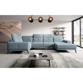 Eltap Neviro Savoy Corner Sofa 201x350x77cm, Blue (CO-NEV-LT-100SAV) | Sofas | prof.lv Viss Online