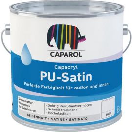 Poliuretāna Akrila Krāsa Caparol Capacryl PU-Satin W | Indoor paint | prof.lv Viss Online
