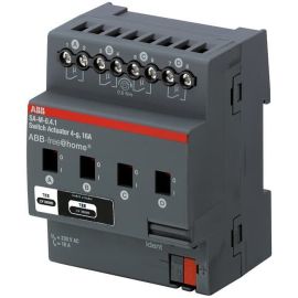 Abb MDRC SA-M-0.4.1 Switch I/O 4-channel 16A Black (2CDG510006R0011) | Smart switches, controllers | prof.lv Viss Online