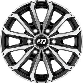 Msw 48 Van Lietais wheels 6.5x16, 6x125 Black (W19341002T56) | Msw | prof.lv Viss Online